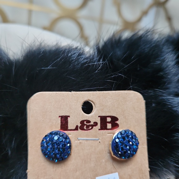 ✨️Elegant Gold and Blue Necklace with Earrings Set - Picture 12 of 16